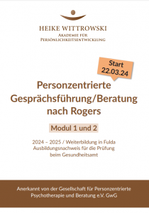 Seminar Personzentrierte Gesprächsführung Modul-1+2-2023